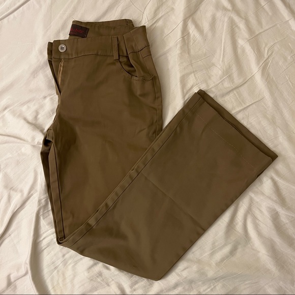 italian beige/tan flare pants - Picture 2 of 4